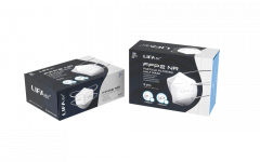 Lifa-air FFP2 hengityksensuojain musta 3x3 kpl